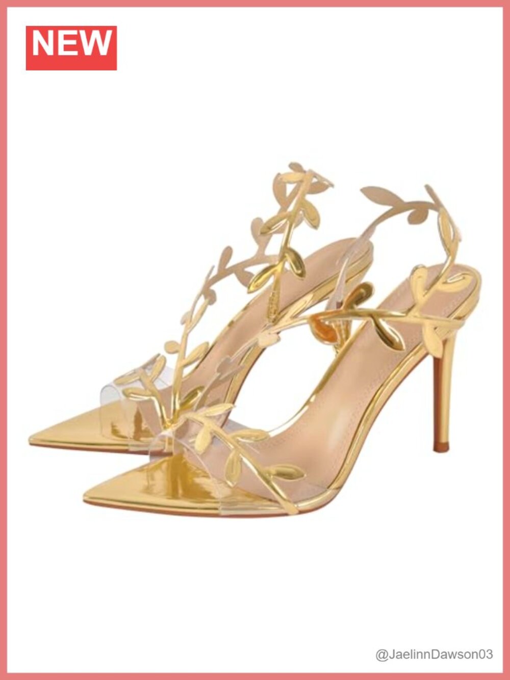 Clear Stiletto Heels Strappy Slingback Open Toe Sandals Women Party Shoes